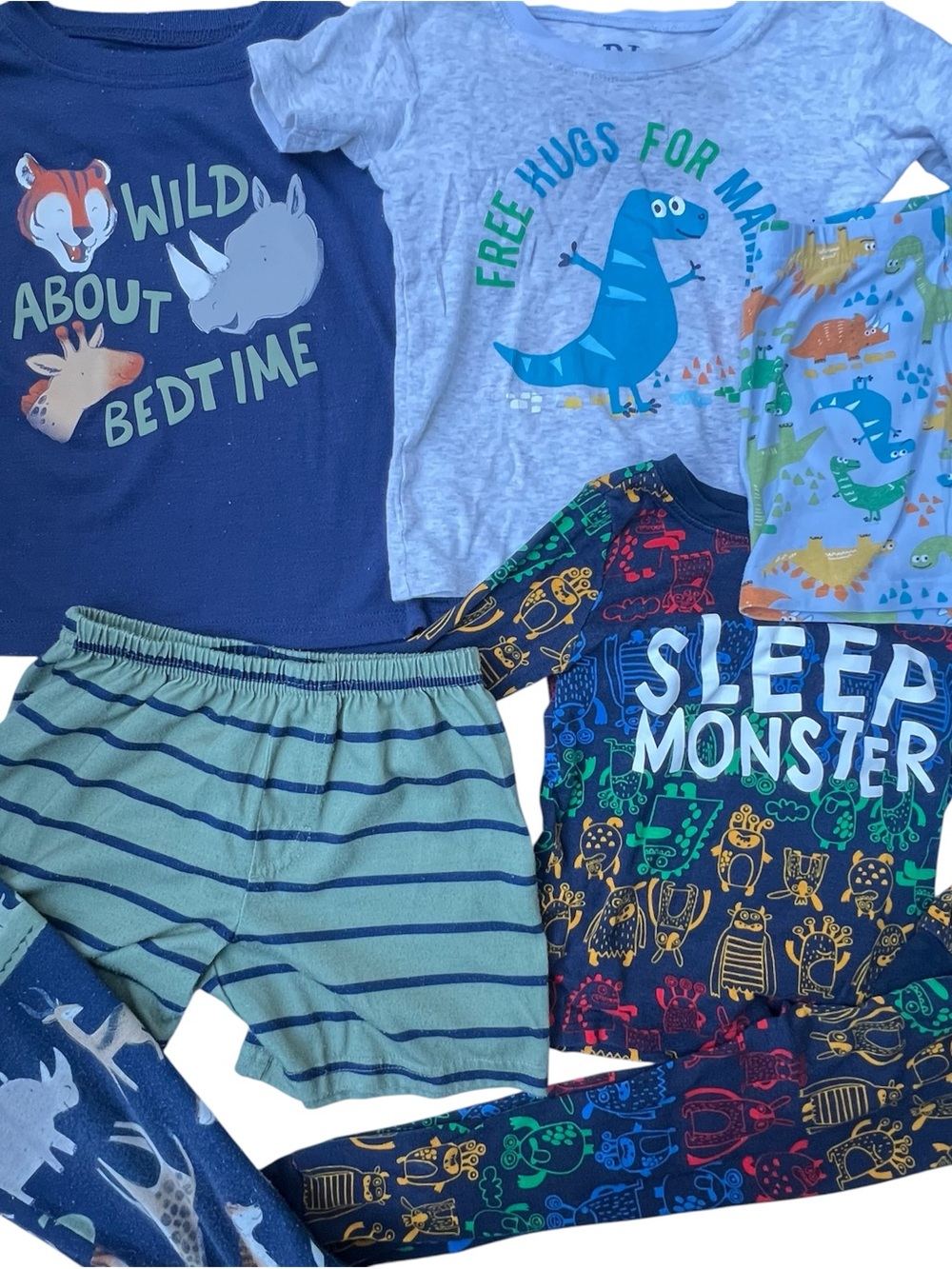 Toddler’s Pajama Set Bundle 3T Carter’s, Old Navy, PJ Place